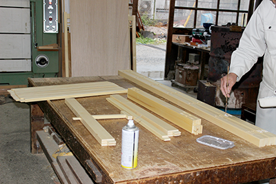 建具製作の工程2
